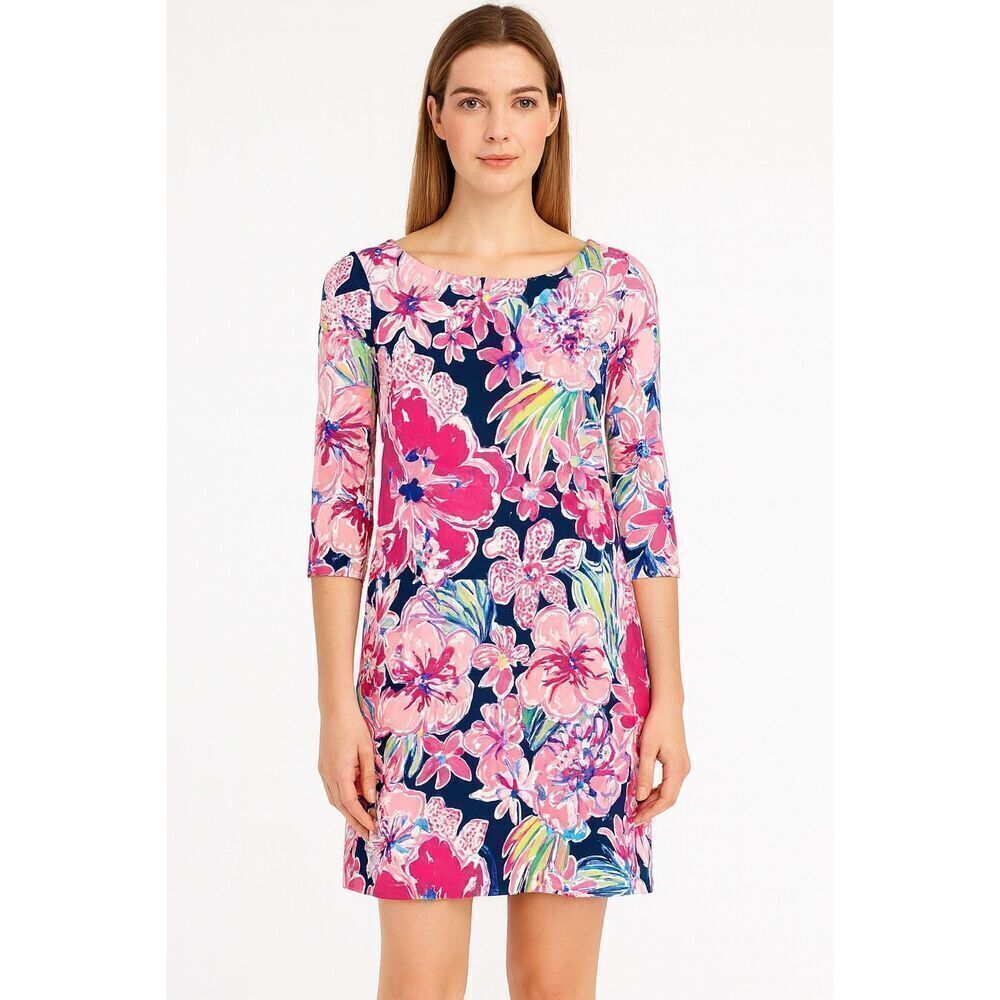 Lilly Pulitzer Sophie Dress Size Large Floral Stretch